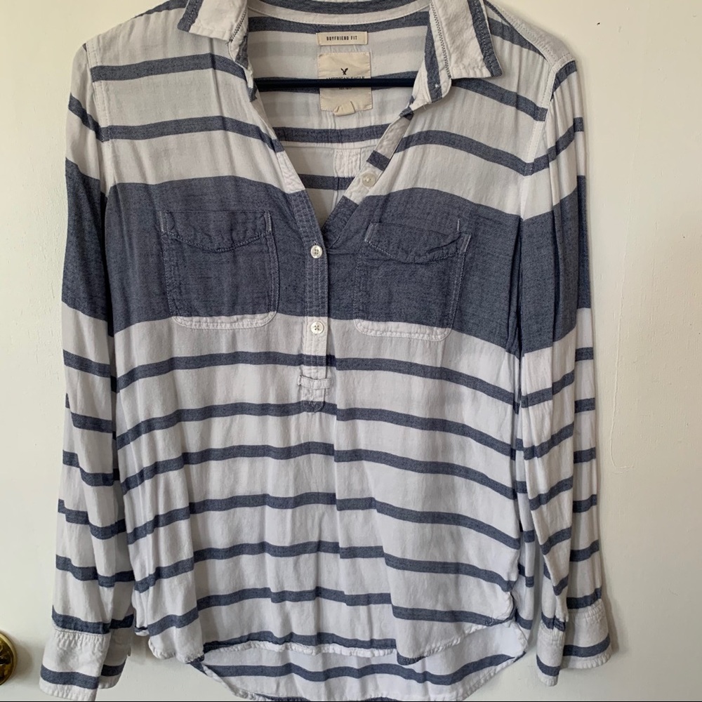 American Eagle popover top